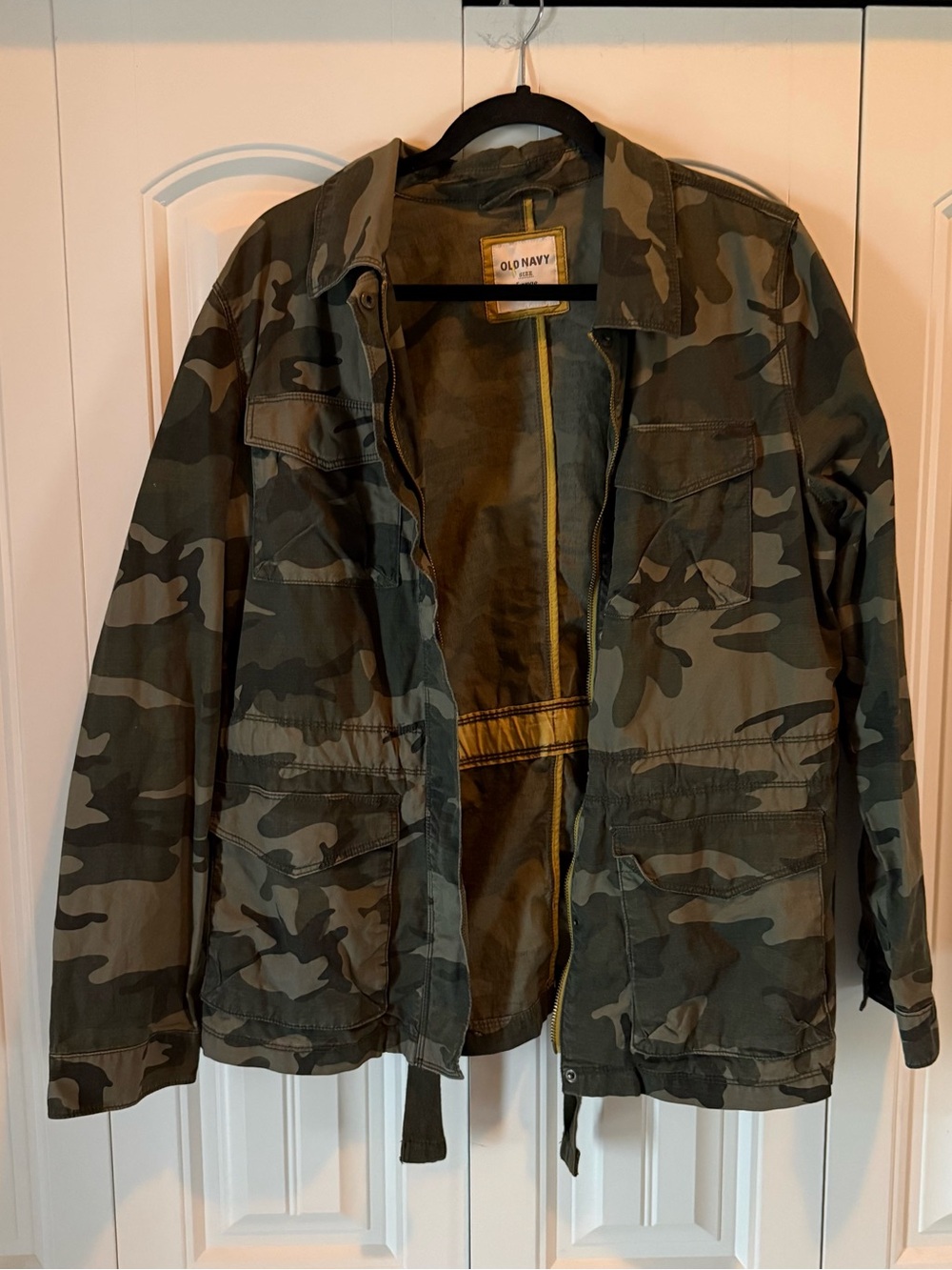 Old Navy Camo Field Utility Jacket - Women's Size Large (Excellent Condition)
